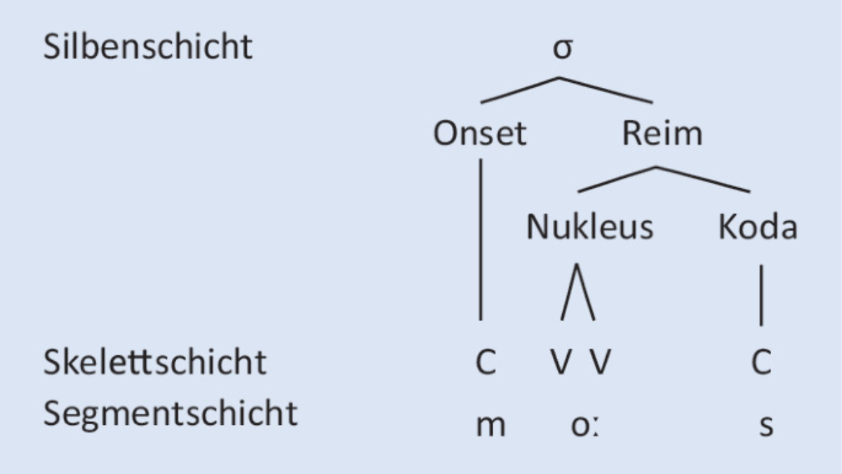 erster laut einer silbe