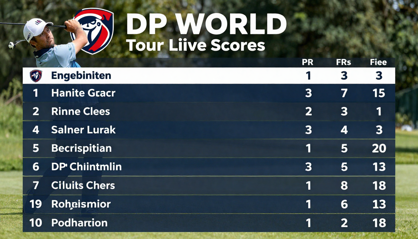 dp world tour live scores