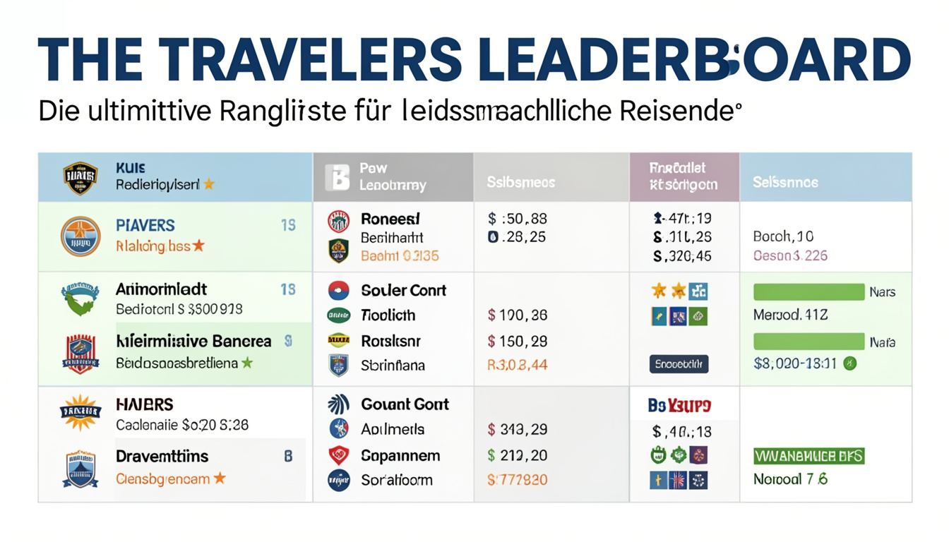 the travelers leaderboard